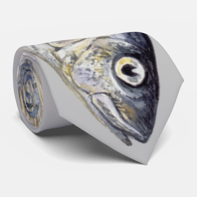 Sardine Heringsfang Krawatte (Gerollt)
