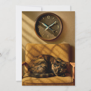 Sardine O’clock Dreamtime – Surrealistische Katzen Einladung