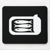 Sardine-Piktogramm Mousepad