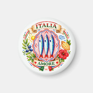 Sardine Social Club Italienische Sommerparty  Magnet