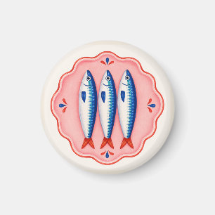 Sardine Social Club Italienische Sommerparty Magnet