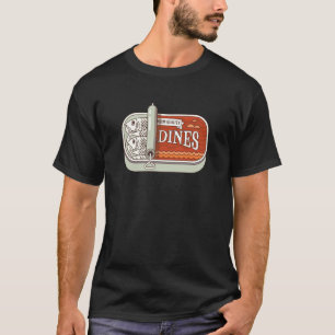 Sardinen-Dose Fischer-Ästhetik Konservierte Sardin T-Shirt
