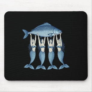 Sardinen Dosenfisch Meerjungfrau Sommer Küstenfisc Mousepad
