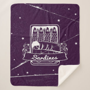 Sardinen in einer Zinn gestört Sherpadecke