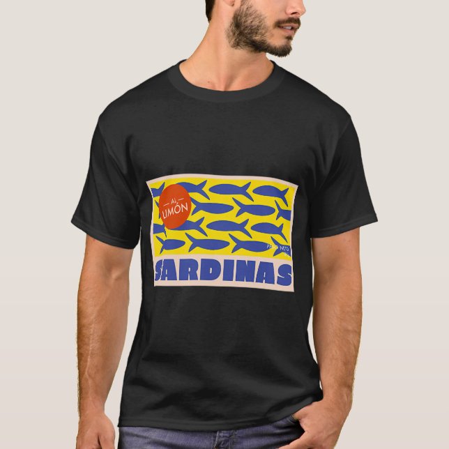 Sardinen mit Zitrone T-Shirt (Vorderseite)