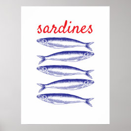 Sardinen Poster