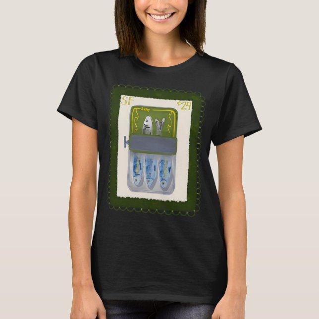 Sardinen Stempel T-Shirt (Vorderseite)