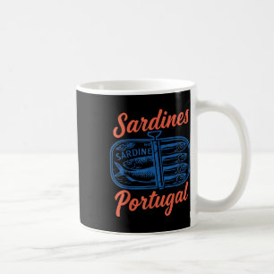 Sardinen Tinned Fish Retro Grafik für Männer Fraue Kaffeetasse