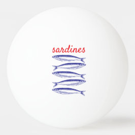 Sardinen Tischtennisball