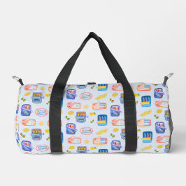Sardinen und Zitronen Duffle Bag