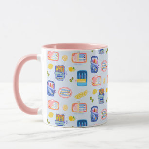 Sardinen und Zitronen Tasse