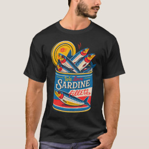 Sardinenfilet-Plakat T-Shirt