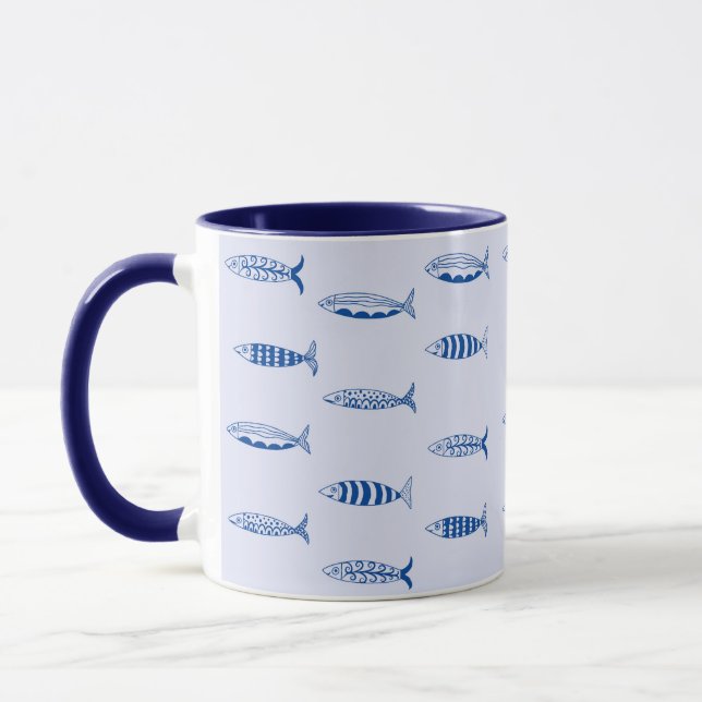 Sardines Pattern Tasse (Links)