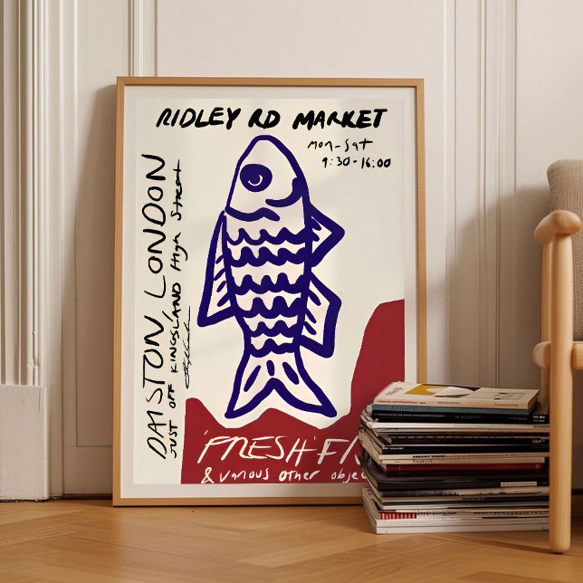 Sardines Print Sardine Tin Vintage Poster Retro  (Von Creator hochgeladen)