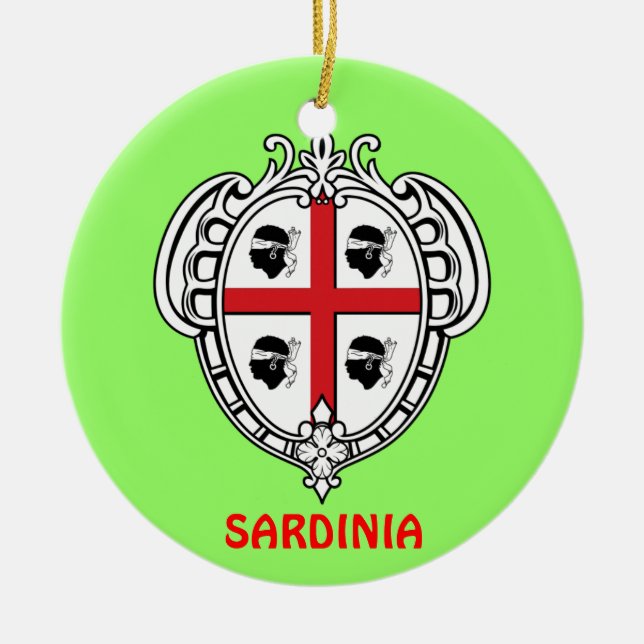Sardinia* Weihnachtsverzierung Keramikornament (Vorne)