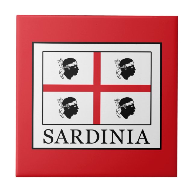Sardinien Fliese (Vorderseite)