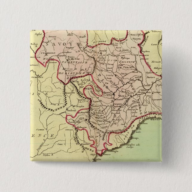 Sardinien, Frankreich, Italien Button (Vorderseite)