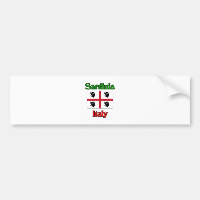 Sardinien Italien Autoaufkleber (Vorne)