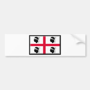 Sardinien-Italien Autoaufkleber