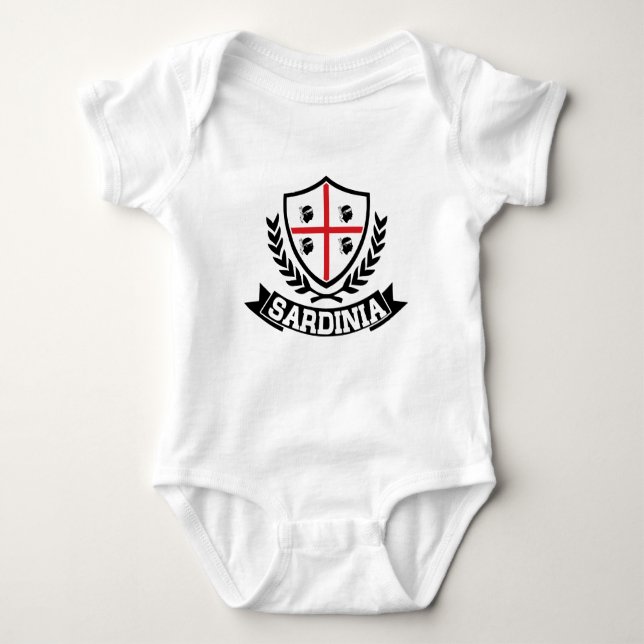 Sardinien Italien Baby Strampler (Vorderseite)