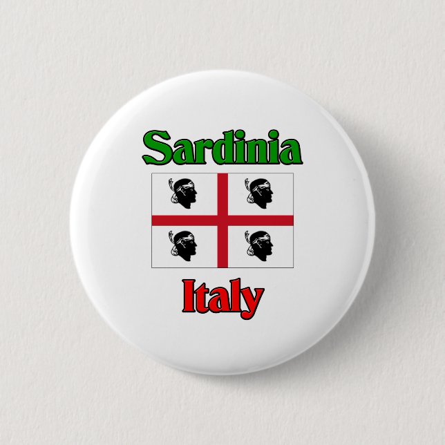 Sardinien Italien Button (Vorderseite)