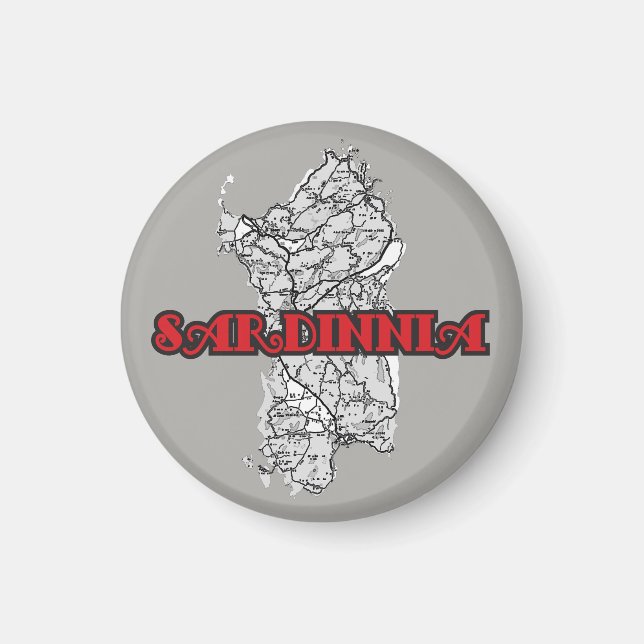 Sardinien Magnet (Vorne)