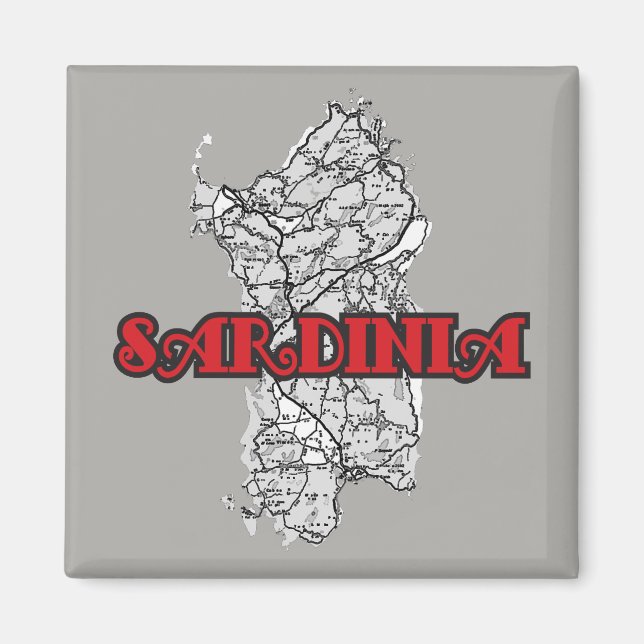 Sardinien Magnet (Vorne)