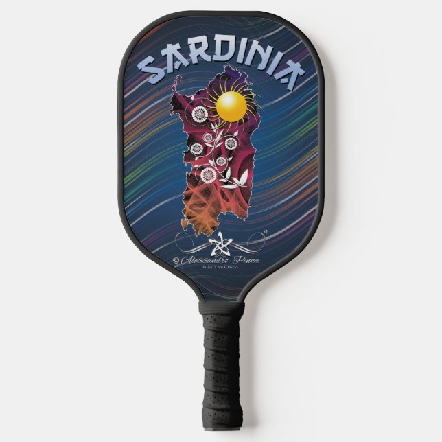 Sardinien Pickleball Schläger (Vorderseite)