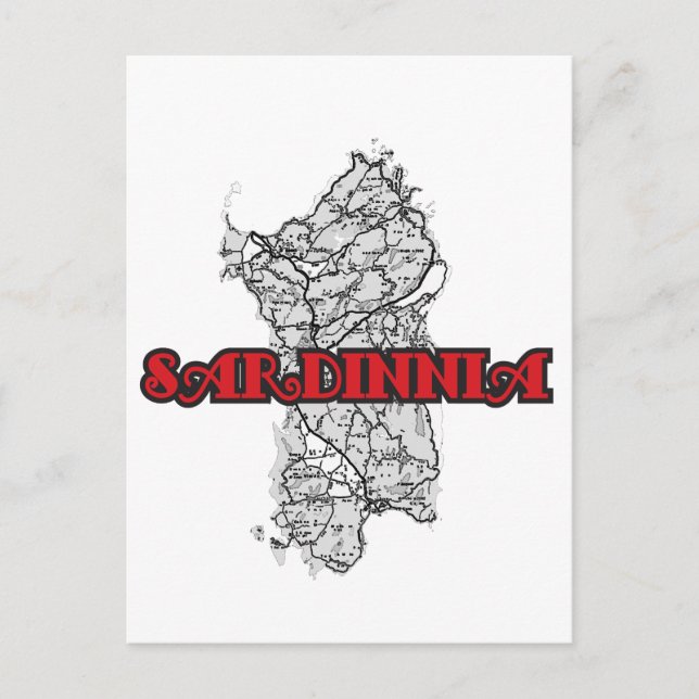 Sardinien Postkarte (Vorderseite)