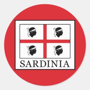 Sardinien Runder Aufkleber