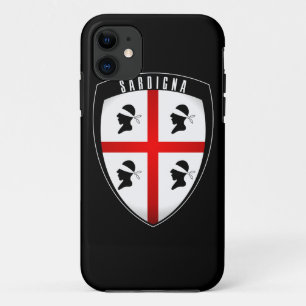 Sardinien, Schild-Wappen - iPhone (Schwarzes) title_seo2