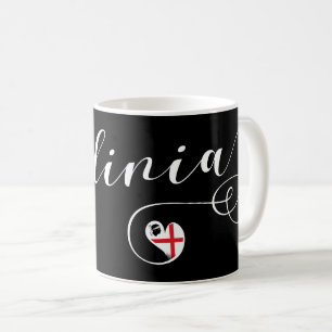 Sardinische Herz-Flagge, Sardinien Kaffeetasse