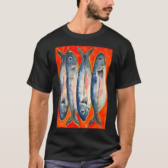 Sardinischer Fisch 8 T-Shirt (Vorderseite)