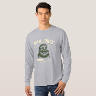 Sardonic "Schlechte Witze" Langarmshirt für Herren T-Shirt