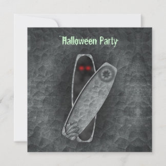 Sarg - Einladung Halloween