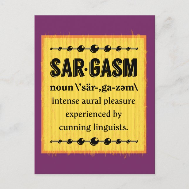 Sargasmus Postkarte (Vorderseite)