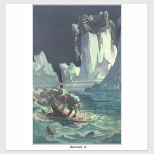 Sargasso Sea Grim Sensenmann & Sinking of Titanic Aufkleber