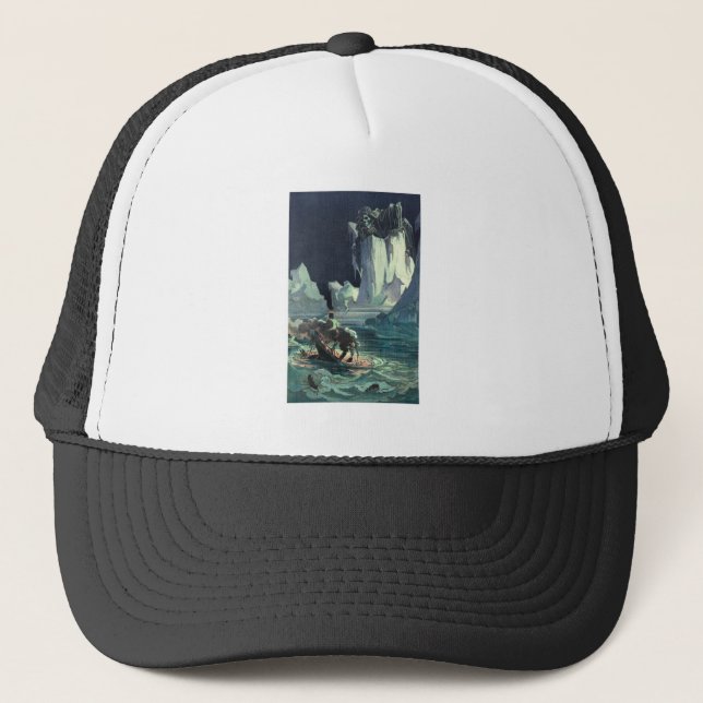 Sargasso Sea Grim Sensenmann & Sinking of Titanic Truckerkappe (Vorderseite)