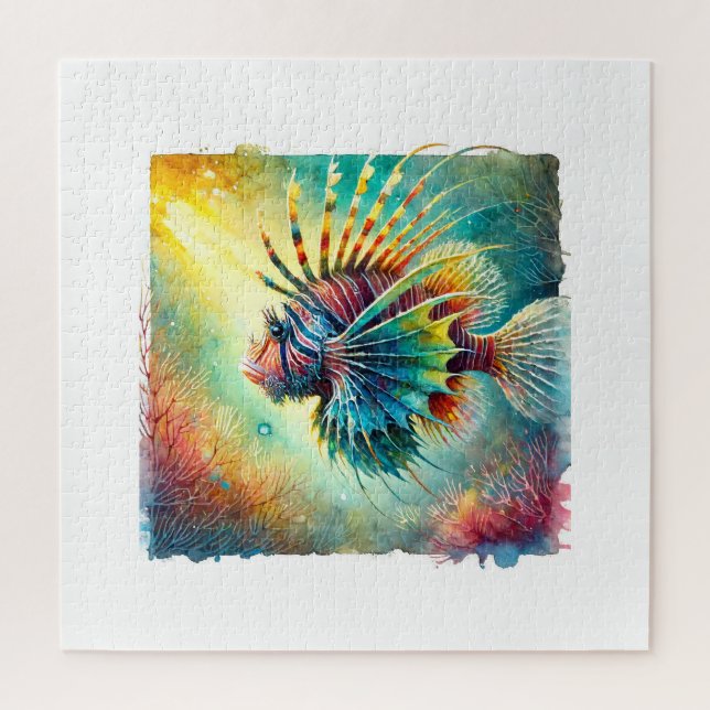 Sargassum Fish 130624AREF121 - Watercolor (Vertikal)