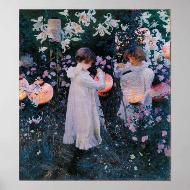 Sargent - Carnation Lily Rose Poster (Vorne)