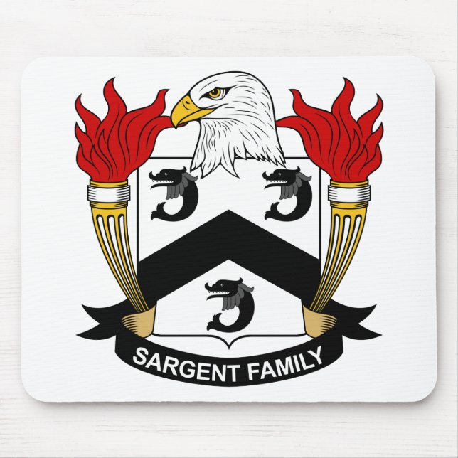 Sargent Familienwappen Mousepad (Vorne)
