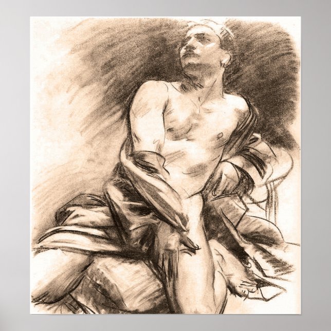 Sargent - Kneeling-Modell Poster (Vorne)