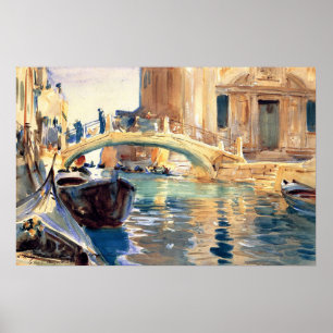Sargent - Ponte San Giuseppe Di Castello Venedig Poster
