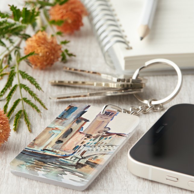 Sargent - Un pont et un Campanile, Venise, (Devant droit)