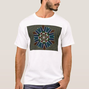 Sari Inspirierte Design mit komplizierten Details T-Shirt