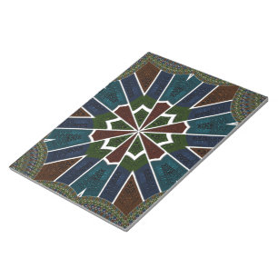 Sari-Inspiriertes Design mit aufwendigen Details Notizblock