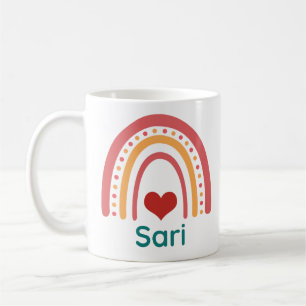 Sari Vintage Boho Regenbogen Kaffeetasse