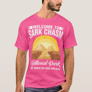Sark Chasm Sarcasm Pun Witzigen Shirts Camping Wan