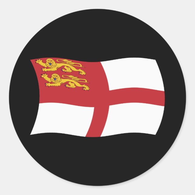 Sark Flag Sticker (Vorderseite)