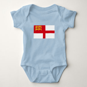 Sark-Flagge Baby Strampler